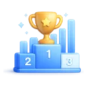 Ikona podium z pucharem